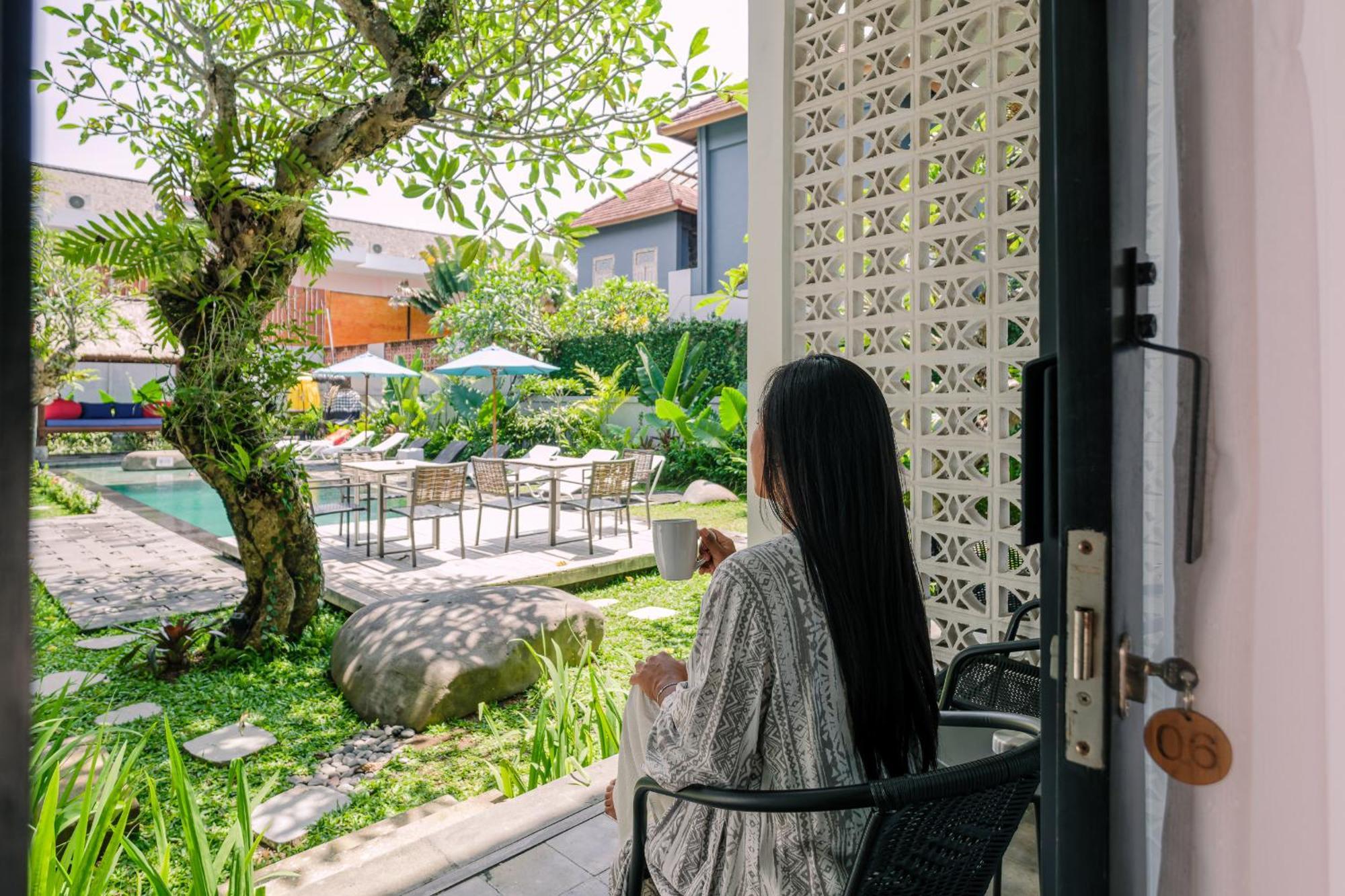 Chandi Hotel Ubud Exterior foto