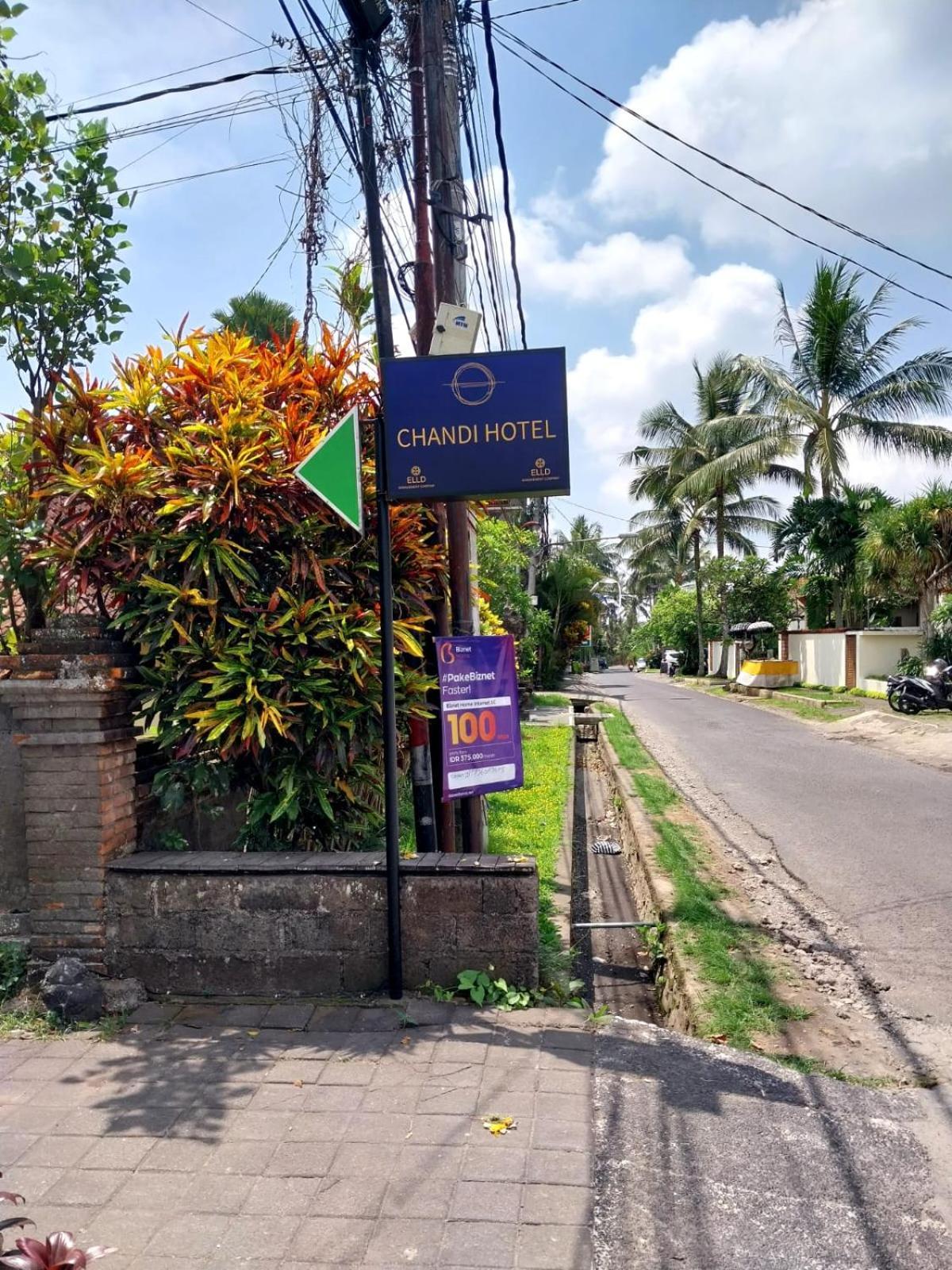 Chandi Hotel Ubud Exterior foto
